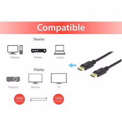Equip 119255 Cavo DisplayPort 1.4, 5,0 m, 8K/60Hz - Vista aggiuntiva 4