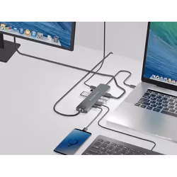 Conceptronic DONN06G USB 3.2 Gen 1 (3.1 Gen 1) Type-C Nero, Argento - Vista aggiuntiva 4