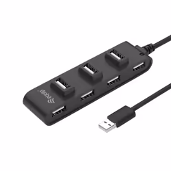Equip 128957, USB 2.0, USB 2.0, 480 Mbit/s, Nero, Cina, CE, RoHS