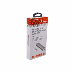 Equip 133480 replicatore di porte e docking station per laptop USB 3.2 Gen 1 (3.1 Gen 1) Type-C Argento - Vista aggiuntiva 5