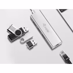 Equip 133481 replicatore di porte e docking station per laptop USB 3.2 Gen 1 (3.1 Gen 1) Type-C Argento - Vista aggiuntiva 6