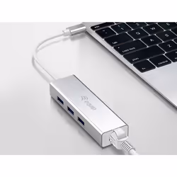 Equip 133481 replicatore di porte e docking station per laptop USB 3.2 Gen 1 (3.1 Gen 1) Type-C Argento - Vista aggiuntiva 8
