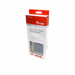 Equip 133484 replicatore di porte e docking station per laptop USB 3.2 Gen 1 (3.1 Gen 1) Type-C Argento - Vista aggiuntiva 7