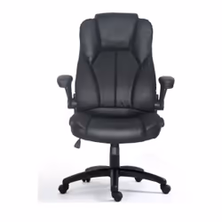 Equip 651006, Seduta imbottita, Schienale imbottito, Nero, Nero, Ecopelle, Ecopelle