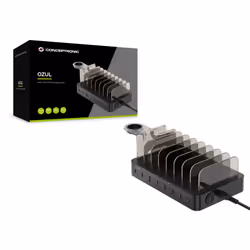 Conceptronic OZUL02B Caricabatterie per dispositivi mobili Universale Nero AC Interno - Vista aggiuntiva 4