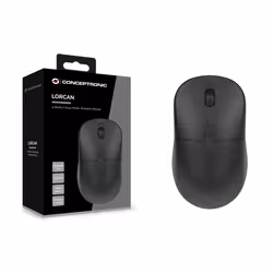 Conceptronic LORCAN04B mouse Ufficio Ambidestro RF senza fili + Bluetooth Ottico 1600 DPI - Vista aggiuntiva 7