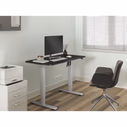 Equip 650811 scrivania per computer Nero, Grigio - Vista aggiuntiva 7
