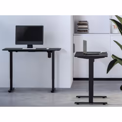 Equip Telaio per scrivania elettrica ERGO con scrivania, nero - Vista aggiuntiva 8