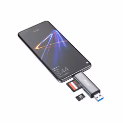 Equip 245460 lettore di schede USB 3.2 Gen 1 (3.1 Gen 1) Type-A/Type-C Grigio - Vista aggiuntiva 5