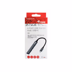 Equip 128961 hub di interfaccia USB 3.2 Gen 1 (3.1 Gen 1) Type-C 5000 Mbit/s Nero, Grigio - Vista aggiuntiva 4