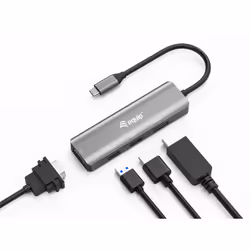 Equip 133485 adattatore grafico USB Nero, Argento - Vista aggiuntiva 4