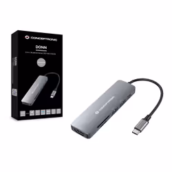 Conceptronic DONN11G USB 3.2 Gen 1 (3.1 Gen 1) Type-C Grigio - Vista aggiuntiva 3