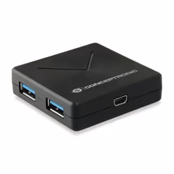 Conceptronic HUBBIES02B, USB 3.2 Gen 1 (3.1 Gen 1) Mini-B, USB 3.2 Gen 1 (3.1 Gen 1) Type-A, 5000 Mbit/s, Nero, 0,4 m, Cina