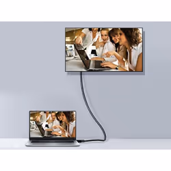 Equip 119265 cavo DisplayPort 5 m Alluminio, Nero - Vista aggiuntiva 6