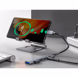 Equip 128962 hub di interfaccia USB 3.2 Gen 1 (3.1 Gen 1) Type-C 5000 Mbit/s Argento - Vista aggiuntiva 3