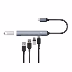 Equip 128962 hub di interfaccia USB 3.2 Gen 1 (3.1 Gen 1) Type-C 5000 Mbit/s Argento - Vista aggiuntiva 5