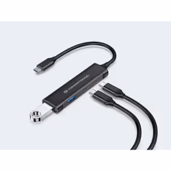 Conceptronic HUBBIES12B hub di interfaccia USB 3.2 Gen 1 (3.1 Gen 1) Type-C 5000 Mbit/s Nero - Vista aggiuntiva 5