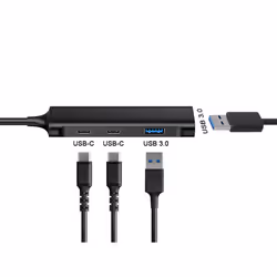 Conceptronic HUBBIES12B hub di interfaccia USB 3.2 Gen 1 (3.1 Gen 1) Type-C 5000 Mbit/s Nero - Vista aggiuntiva 8