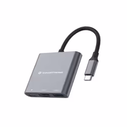 Conceptronic DONN01G, USB 3.2 Gen 1 (3.1 Gen 1) Type-C, 60 W, Nero, Grigio, 4K Ultra HD, 30 Hz, HDMI, USB 3.2 Gen 1 (3.1 Gen ...