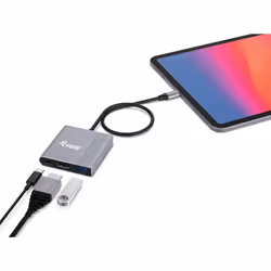 Equip 133488 adattatore grafico USB 3840 x 2160 Pixel Nero, Grigio - Vista aggiuntiva 4