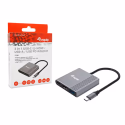 Equip 133488 adattatore grafico USB 3840 x 2160 Pixel Nero, Grigio - Vista aggiuntiva 7