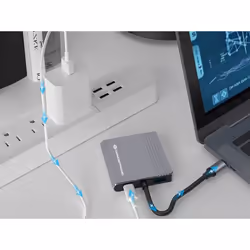 Conceptronic DONN13G replicatore di porte e docking station per laptop Cablato USB 3.2 Gen 1 (3.1 Gen 1) Type-C Grigio - Vista aggiuntiva 6