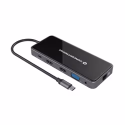 Conceptronic DONN15G replicatore di porte e docking station per laptop Cablato USB 3.2 Gen 1 (3.1 Gen 1) Type-C Grigio - Vista aggiuntiva 7
