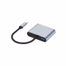 Conceptronic DONN16G Cablato USB 3.2 Gen 1 (3.1 Gen 1) Type-C Grigio - Vista aggiuntiva 3
