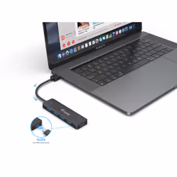 Equip 128959 hub di interfaccia USB 3.2 Gen 1 (3.1 Gen 1) Type-A 5000 Mbit/s Nero - Vista aggiuntiva 4