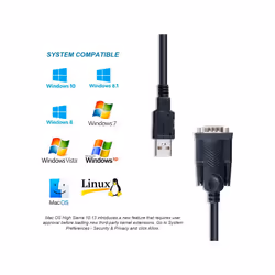 Equip 133391 cavo seriale Nero 1,5 m USB tipo A DB-9 - Vista aggiuntiva 7