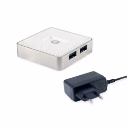 Conceptronic HUBBIES03W, USB 3.2 Gen 1 (3.1 Gen 1) Micro-B, USB 3.2 Gen 1 (3.1 Gen 1) Type-A, 5000 Mbit/s, Bianco, 0,55 m, Ci ...