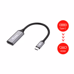 Equip 133491 cavo e adattatore video 0,15 m USB tipo-C HDMI Nero, Grigio - Vista aggiuntiva 5