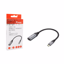 Equip 133492 cavo e adattatore video 0,15 m USB tipo-C HDMI Nero, Grigio - Vista aggiuntiva 6