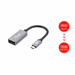 Equip 133493 cavo e adattatore video 0,15 m USB tipo-C DisplayPort Nero, Grigio - Vista aggiuntiva 4