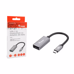 Equip 133493 cavo e adattatore video 0,15 m USB tipo-C DisplayPort Nero, Grigio - Vista aggiuntiva 6