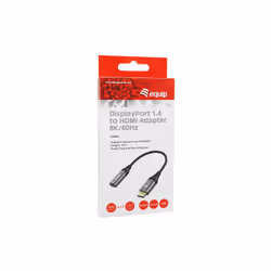 Equip 133446 cavo e adattatore video 0,15 m DisplayPort HDMI Nero, Grigio - Vista aggiuntiva 6