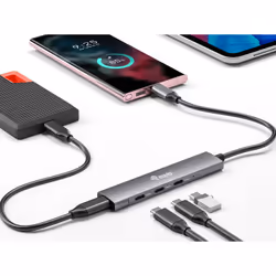 Equip 128963 hub di interfaccia USB 3.2 Gen 1 (3.1 Gen 1) Type-C 5000 Mbit/s Nero, Argento - Vista aggiuntiva 4