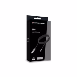 Conceptronic ABBY10G câble vidéo et adaptateur 2 m USB Type-C HDMI Gris - Vista aggiuntiva 3