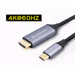 Conceptronic ABBY10G câble vidéo et adaptateur 2 m USB Type-C HDMI Gris - Vista aggiuntiva 5