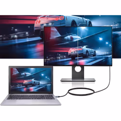 Conceptronic ABBY10G câble vidéo et adaptateur 2 m USB Type-C HDMI Gris - Vista aggiuntiva 7