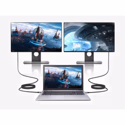 Conceptronic ABBY10G câble vidéo et adaptateur 2 m USB Type-C HDMI Gris - Vista aggiuntiva 8