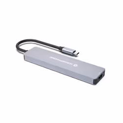 Conceptronic DONN19G replicatore di porte e docking station per laptop Cablato USB 3.2 Gen 1 (3.1 Gen 1) Type-C Grigio - Vista aggiuntiva 5