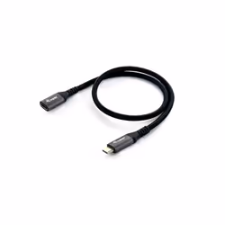 Equip 128370, 0,5 m, USB C, USB C, USB 3.2 Gen 2 (3.1 Gen 2), 10 Gbit/s, Nero