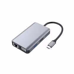 Conceptronic DONN21G replicatore di porte e docking station per laptop Cablato USB 3.2 Gen 1 (3.1 Gen 1) Type-C Grigio - Vista aggiuntiva 5