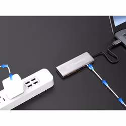 Conceptronic HUBBIES15G hub di interfaccia USB 3.2 Gen 2 (3.1 Gen 2) Type-C 10000 Mbit/s Grigio - Vista aggiuntiva 6