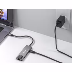 Equip 133489 replicatore di porte e docking station per laptop Cablato USB 3.2 Gen 1 (3.1 Gen 1) Type-C Grigio - Vista aggiuntiva 7