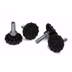 Equip EZF-1, Piede per scaffale, Nero, Argento, Turchia, 40 mm, 40 mm, 60 mm