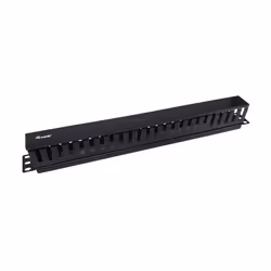 Equip 327314, Pannello di gestione del cavo, Nero, 1U, Cina, 482,6 mm, 44,5 mm