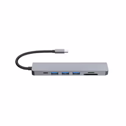 Equip 133494 replicatore di porte e docking station per laptop Cablato USB 3.2 Gen 1 (3.1 Gen 1) Type-C Argento - Vista aggiuntiva 4