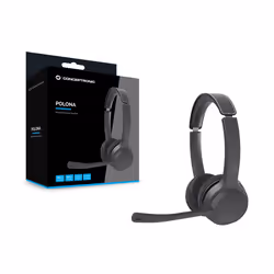 Conceptronic POLONA04B cuffia e auricolare Con cavo e senza cavo A Padiglione Musica e Chiamate USB tipo-C Bluetooth Nero - Vista aggiuntiva 5